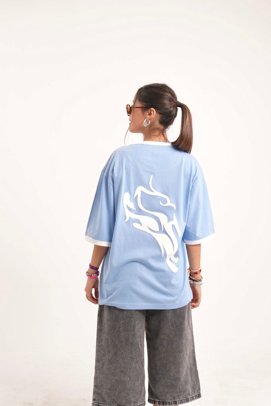 Sky Blue Heart back